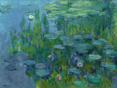 Waterlelies door Claude Monet