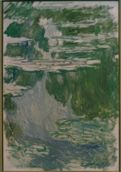 Waterlelies Studie door Claude Monet