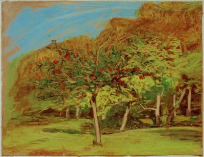 Fruitbomen door Claude Monet