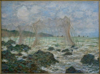 Vispark in Pourville door Claude Monet