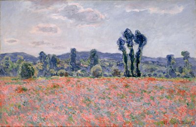 Klaprozenveld door Claude Monet