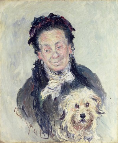 Portret van Eugenie Graff (Madame Paul) 1882 door Claude Monet
