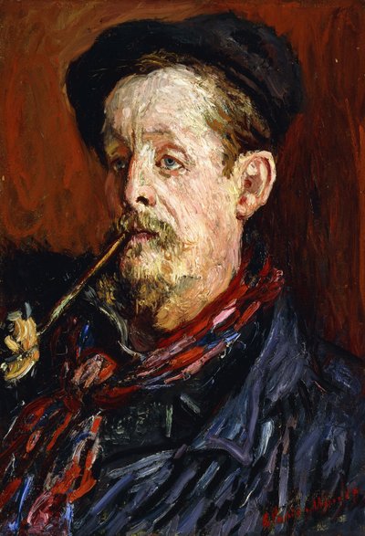 Portret van Leon Peltier, 1879 door Claude Monet
