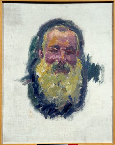 Portret van de kunstenaar door Claude Monet