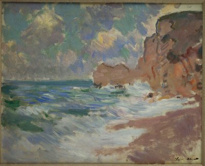 Terugtrekkende Golven door Claude Monet
