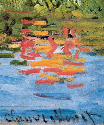 Regatta bij Argenteuil, detail, c.1872 door Claude Monet