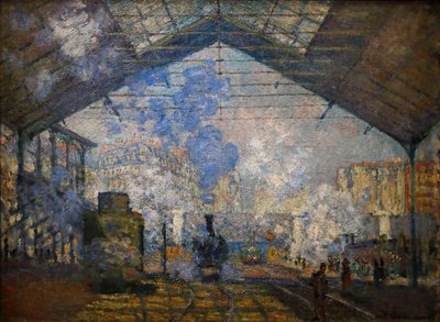 Station Saint-Lazare door Claude Monet