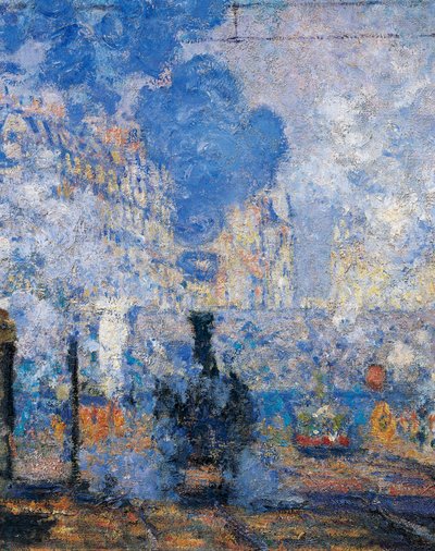 Station Saint Lazare, door Claude Monet door Claude Monet