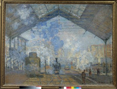 Station Saint Lazare door Claude Monet