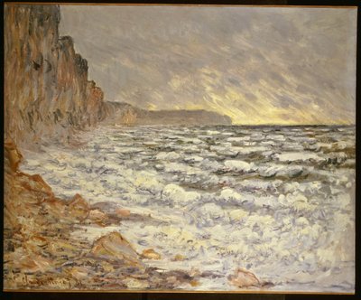 Kust, Fecamp door Claude Monet