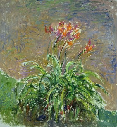 Daglelies (Les Hémérocalles). 1914-17 door Claude Monet