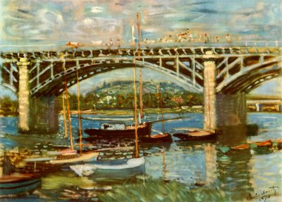 De Brug Over de Seine bij Argenteuil door Claude Monet