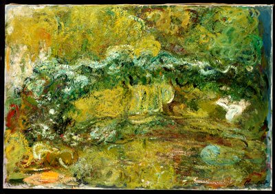 De Japanse brug, ca. 1918-24 door Claude Monet