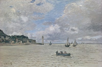 De Vuurtoren van het Hospice (Honfleur), 1864 door Claude Monet