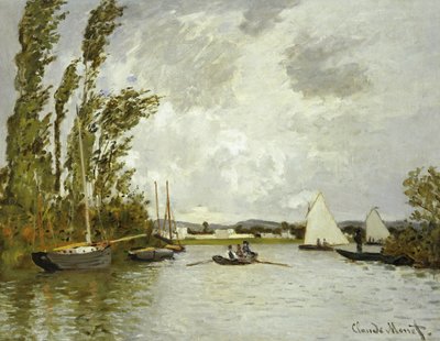 De Kleine Tak van de Seine bij Argenteuil door Claude Monet