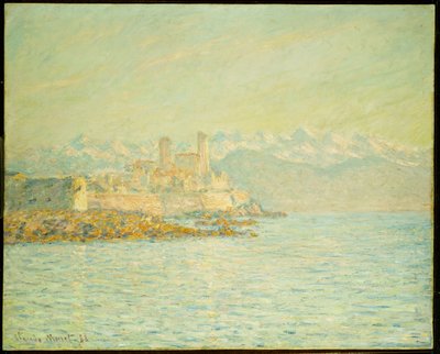 Het Oude Fort bij Antibes door Claude Monet