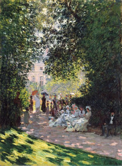 Het Parc Monceau door Claude Monet
