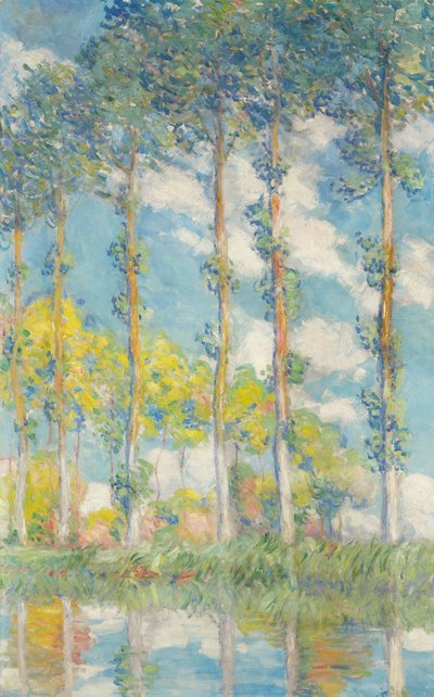 De populieren, 1891 door Claude Monet
