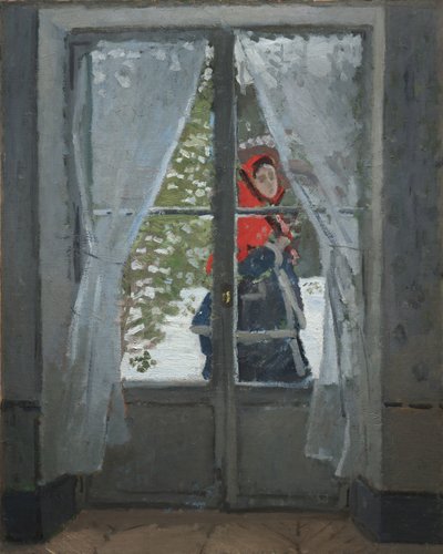De Rode Zakdoek door Claude Monet