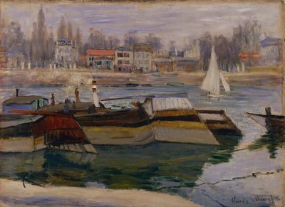 De Seine bij Asnieres door Claude Monet