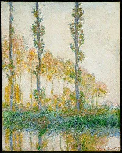 De Drie Bomen, Herfst, 1891 door Claude Monet