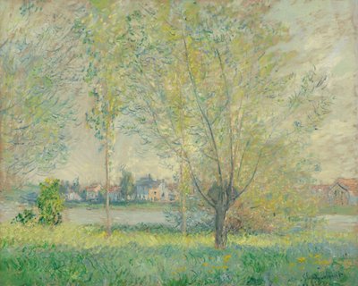 De wilgen door Claude Monet