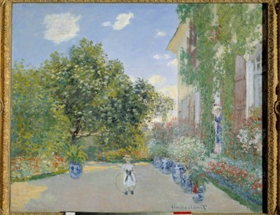 Het Huis van de Kunstenaar in Argenteuil in 1872 door Claude Monet