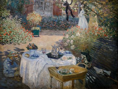 De lunch: decoratief paneel door Claude Monet