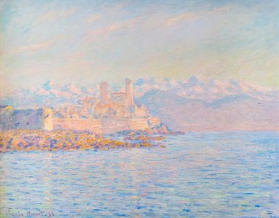 Het oude fort bij Antibes door Claude Monet