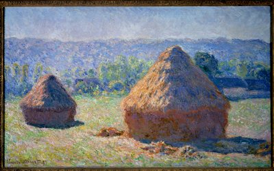 De wielen, einde van de zomer in Giverny door Claude Monet
