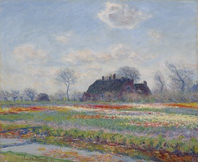 Tulpenvelden bij Sassenheim door Claude Monet