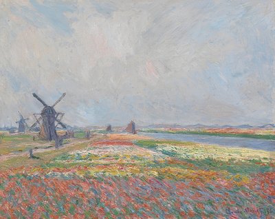 Tulpenvelden in de buurt van Den Haag door Claude Monet
