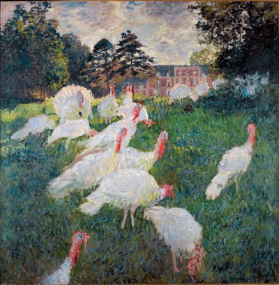 Kalkoenen door Claude Monet