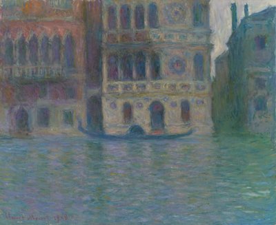 Venetië, Paleis Dario door Claude Monet