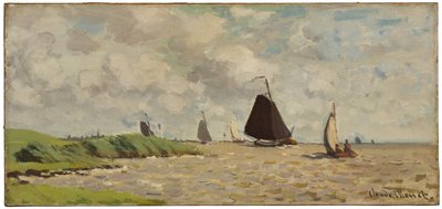 Gezicht vanuit Voorzan door Claude Monet