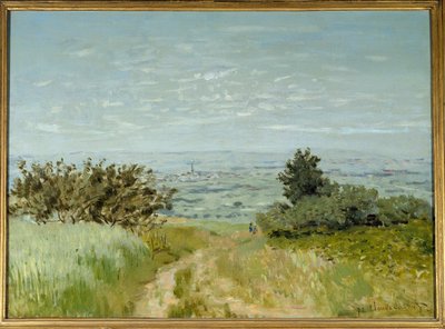 Uitzicht vanaf de vlakte naar Argenteuil, hellingen van Sannois in 1872 door Claude Monet