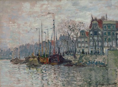Zicht op Amsterdam door Claude Monet