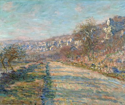 Uitzicht op de weg naar La Roche-Guyon, Val d