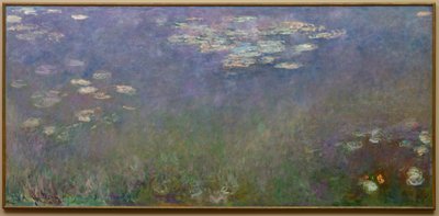 Waterlelies (Agapanthus), ca. 1915-26 (olieverf op doek) door Claude Monet