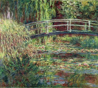 Waterlelievijver, Roze Harmonie Le bassin aux nymphéas, harmonie rose door Claude Monet