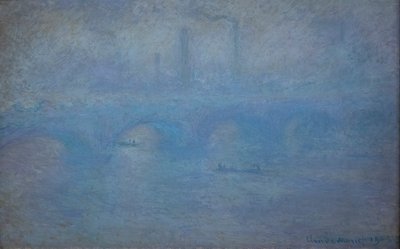 Waterloo Bridge. Effect van mist door Claude Monet