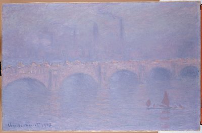 Waterloo Bridge, wazige zonneschijn door Claude Monet