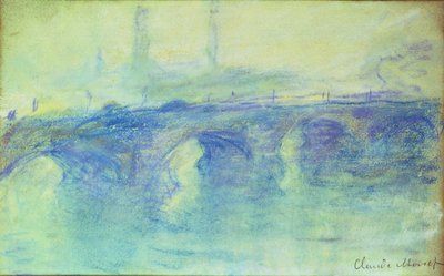 Waterloo Brug door Claude Monet