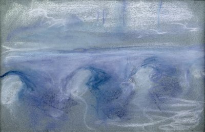 Waterloo Bridge, ca. 1900 door Claude Monet