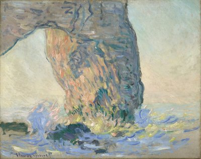 Golven bij de Manneporte door Claude Monet
