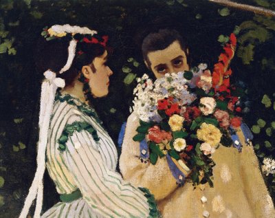 Vrouwen in de tuin door Claude Monet