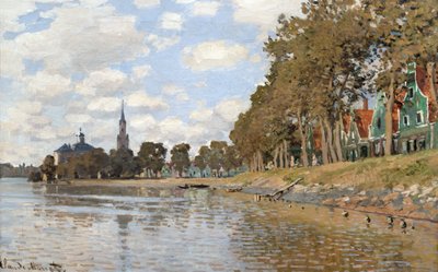 Zaandam, 1871 door Claude Monet