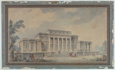 Project voor een Landhuis door Claude Nicolas Ledoux