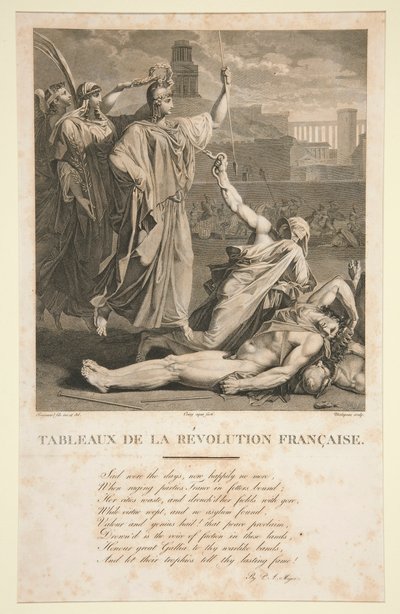 Tableaux de la Revolution Francaise door Claude Nicolas Malapeau