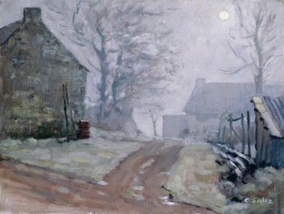 Winter in Broceliande door Claude Salez